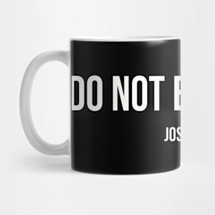 "DO NOT BE AFRAID" Josua 1:9 Scripture Mug